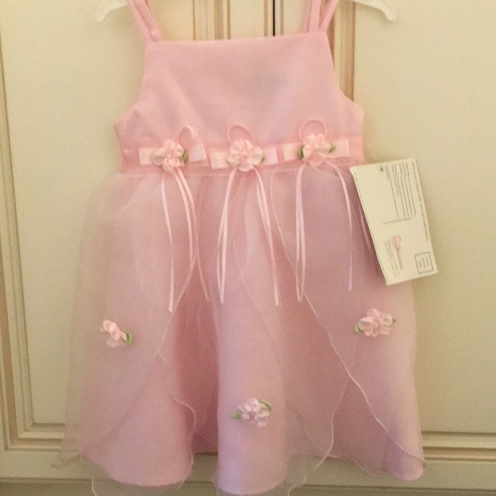 Pink party dress